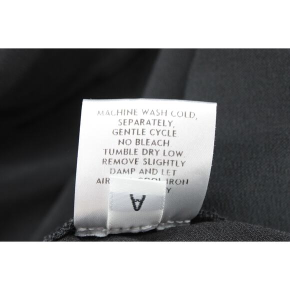 Eileen Fisher Dark Gray Pencil Skirt Womens M Stretch Capsule Goth Minimalist - Picture 5 of 6